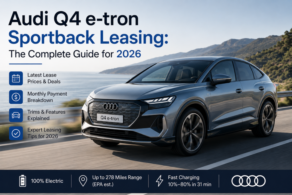 Audi Q4 e-tron Sportback Leasing: The Complete Guide for 2026